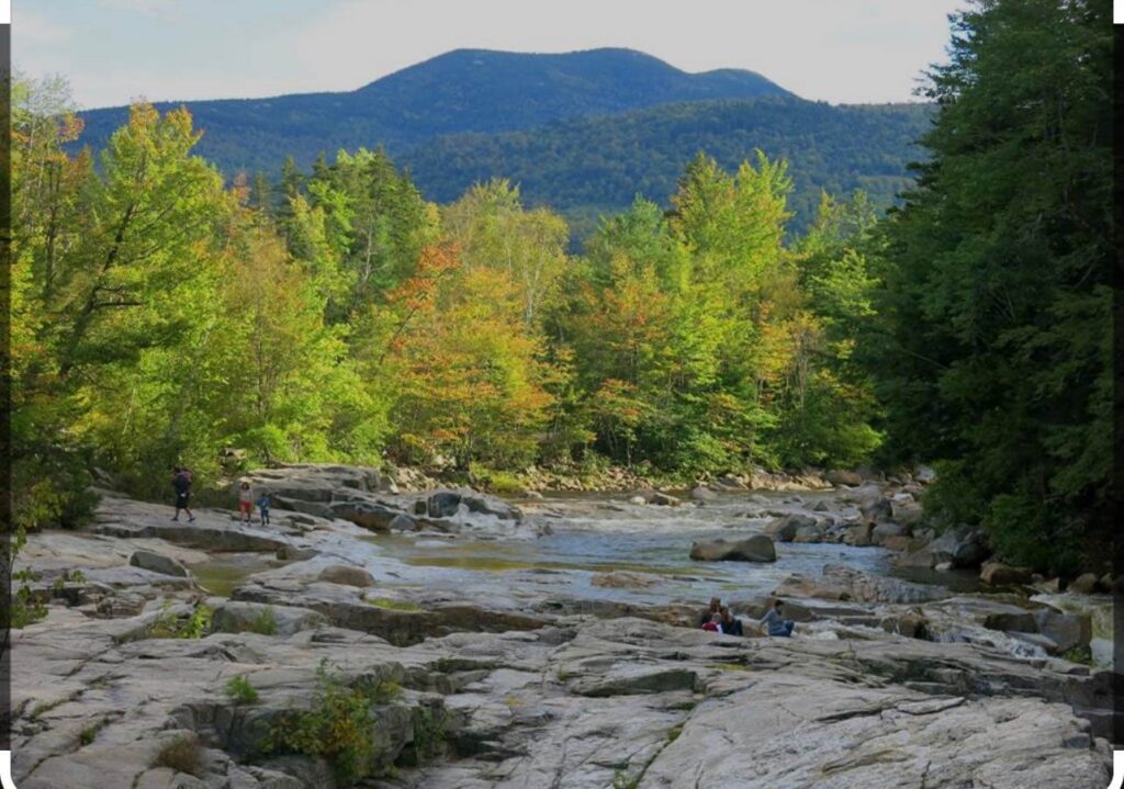 Lower Falls along the Kancamangus highway in northern New Hampshire