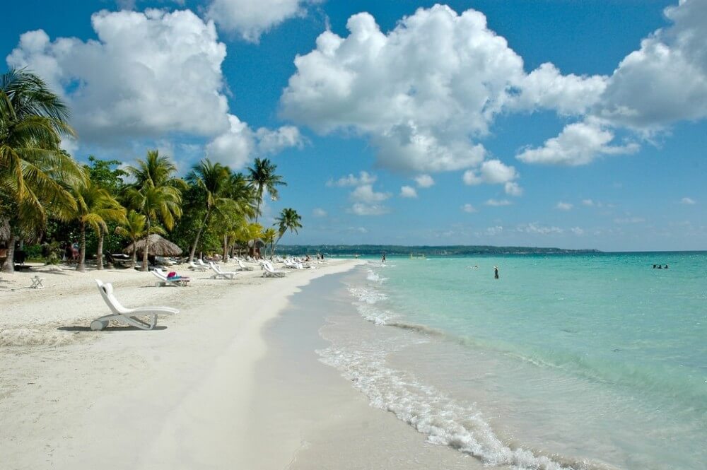 7-Mile Beach in Negril Jamaica